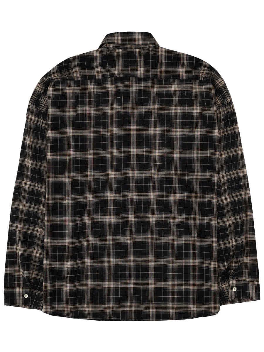 Sunflower Muted Tones Classic Plaid Casual Shirt Zwart