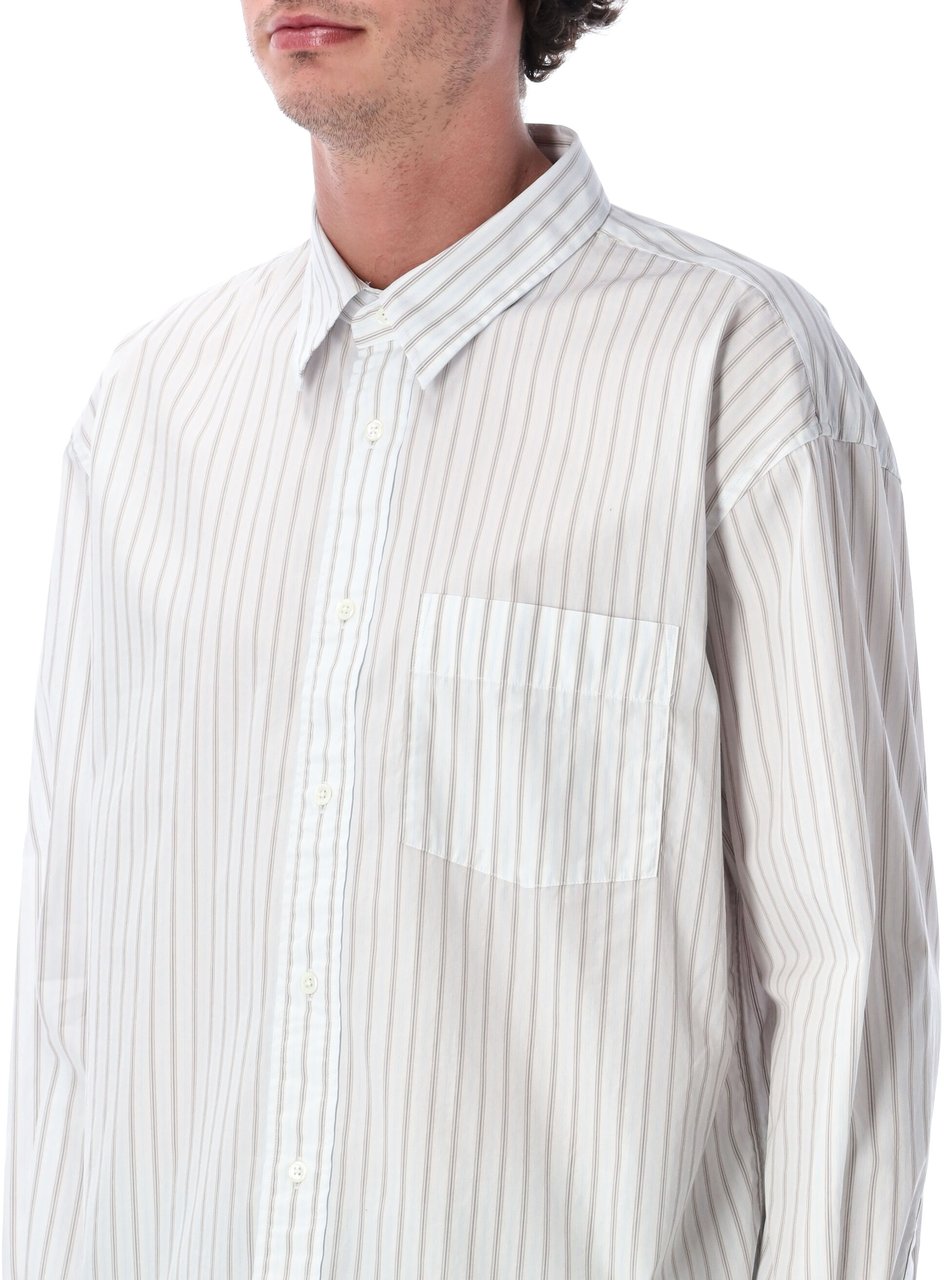 Sunflower Stripes Shirt White Stripes Wit