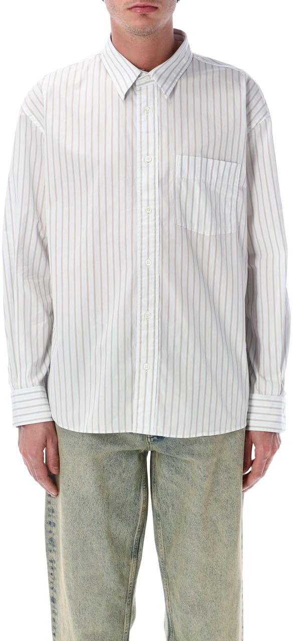 Sunflower Stripes Shirt White Stripes Wit