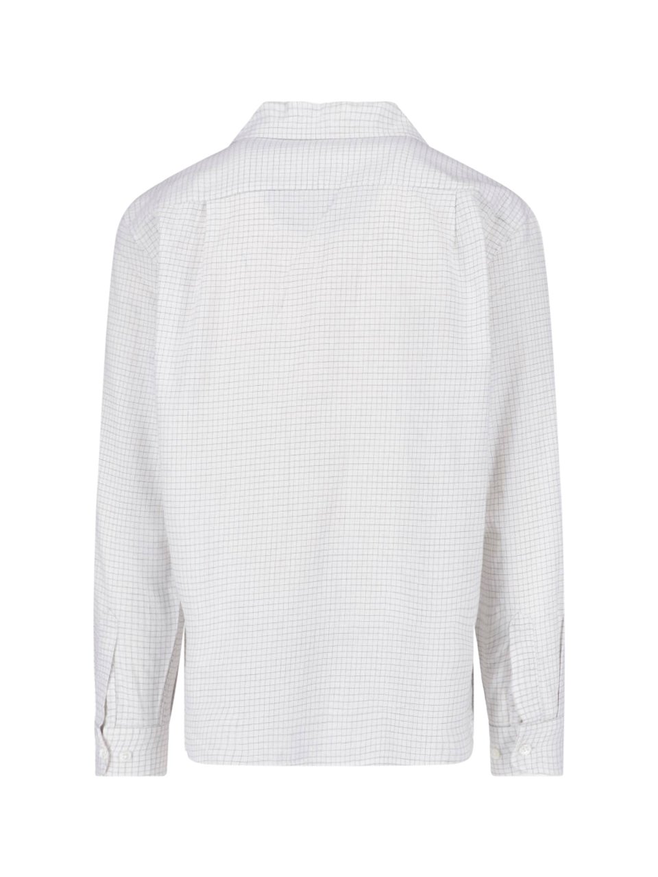 Sunflower White Bowling Cotton Checked Shirt Wit