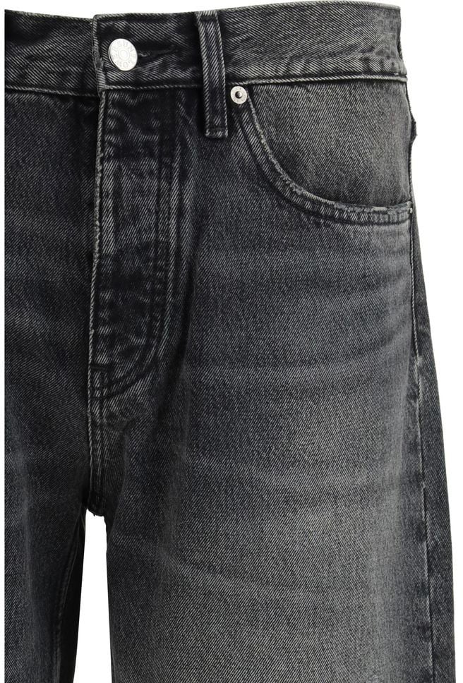 Sunflower Black Cotton Relaxed Fit Jeans Zwart