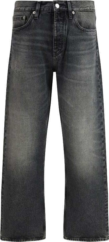 Sunflower Black Cotton Relaxed Fit Jeans Zwart