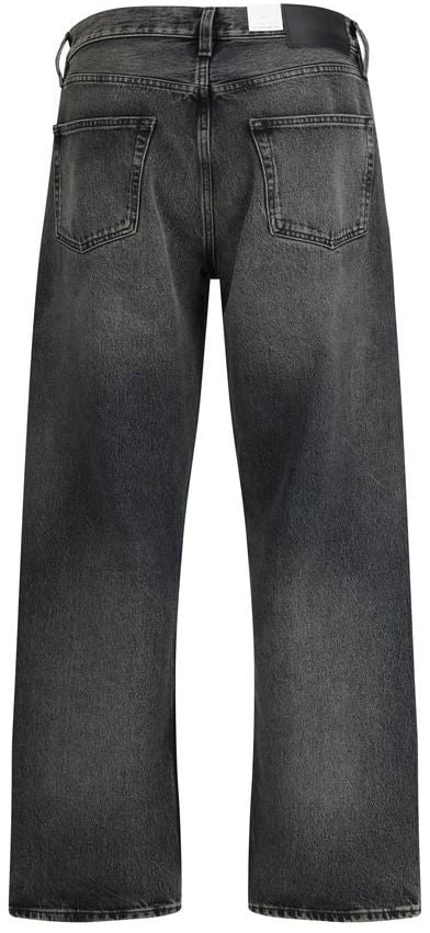 Sunflower Black Cotton Relaxed Fit Jeans Zwart