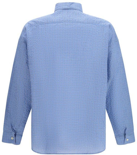 Sunflower Blue Cotton Shirt Blauw