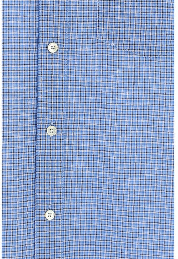Sunflower Blue Cotton Shirt Blauw