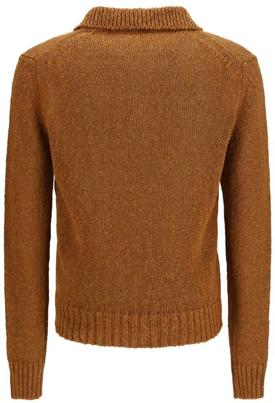 Sunflower Sunflower Brown Cotton Polo Shirt Bruin