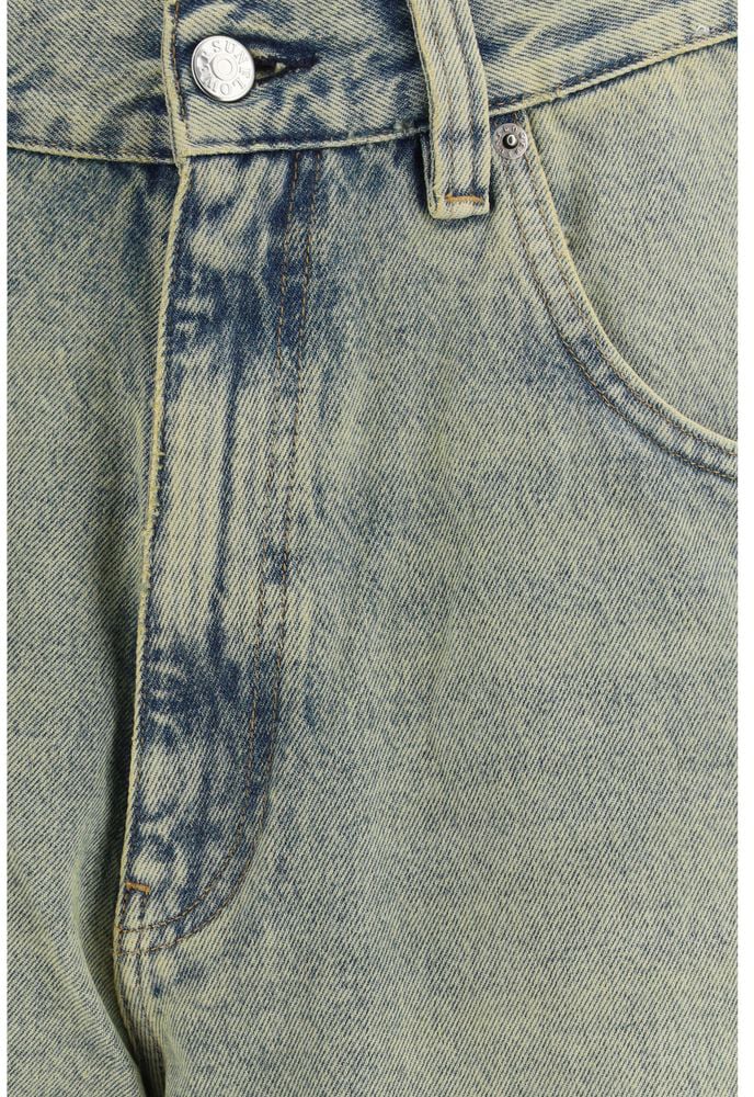 Sunflower Sunflower Blue Cotton Bermuda Shorts Blauw