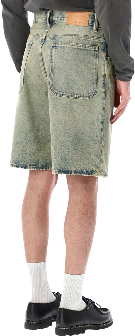Sunflower Denim Short Lt Vintage Dust Lichtblauw