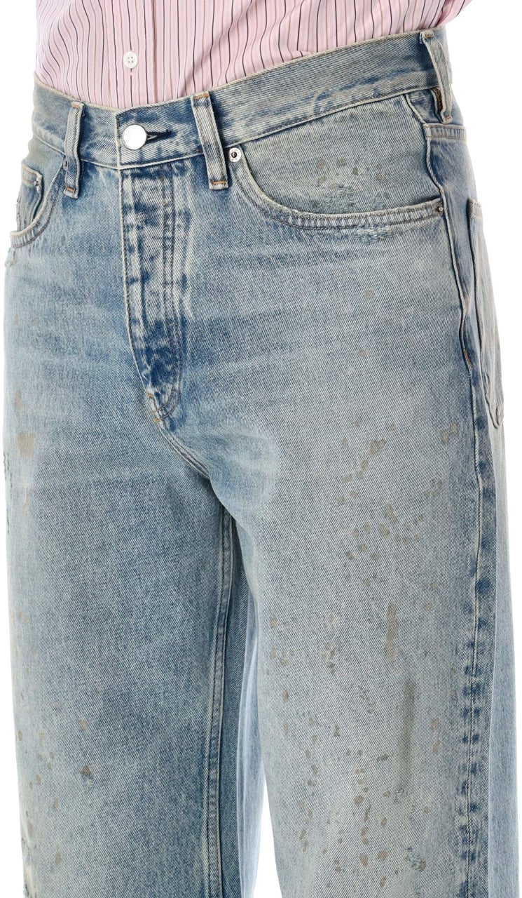 Sunflower Relaxed Boot Paint Worn Blauw