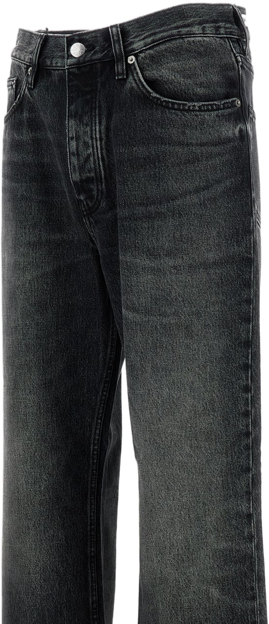 Sunflower Black Relaxed Boot Raw Jeans Zwart