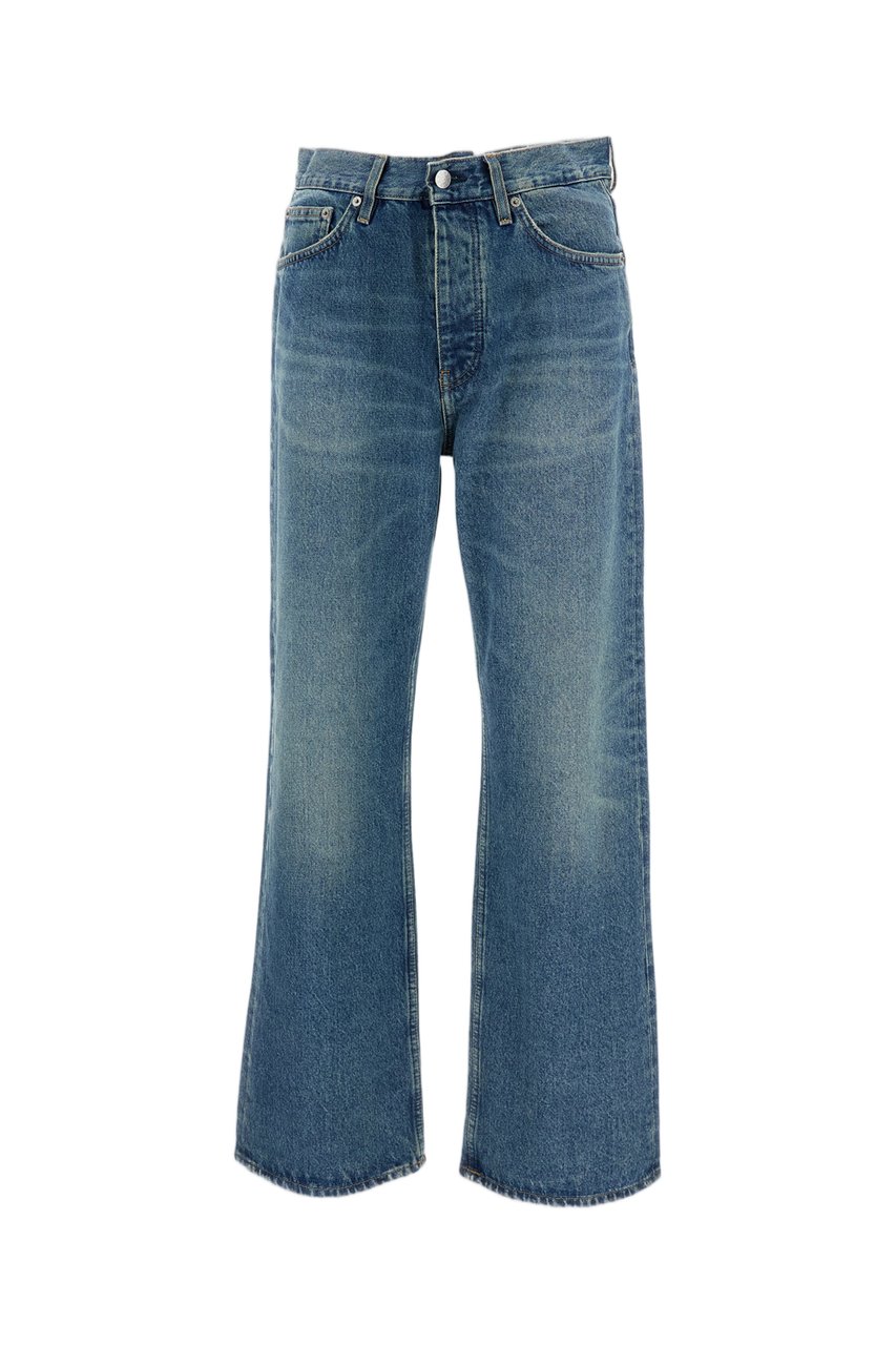 Sunflower Bootcut Five-Pocket Jeans with Relaxed Fit and Kick-Flare Hem Blauw