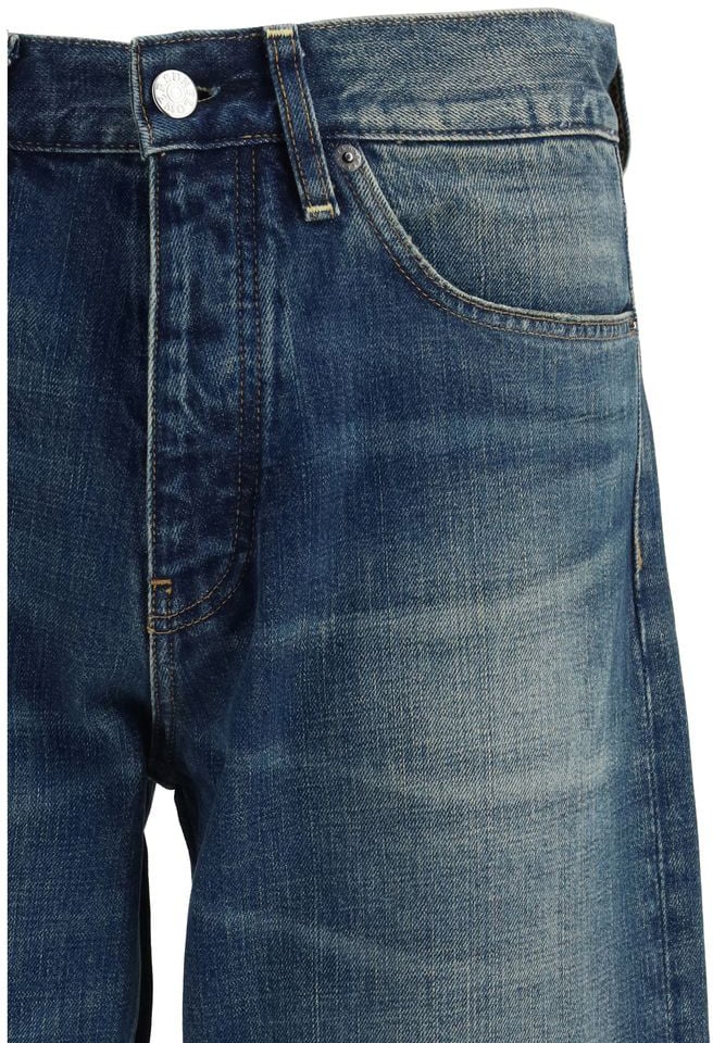 Sunflower Blue Cotton Relaxed Fit Jeans Blauw