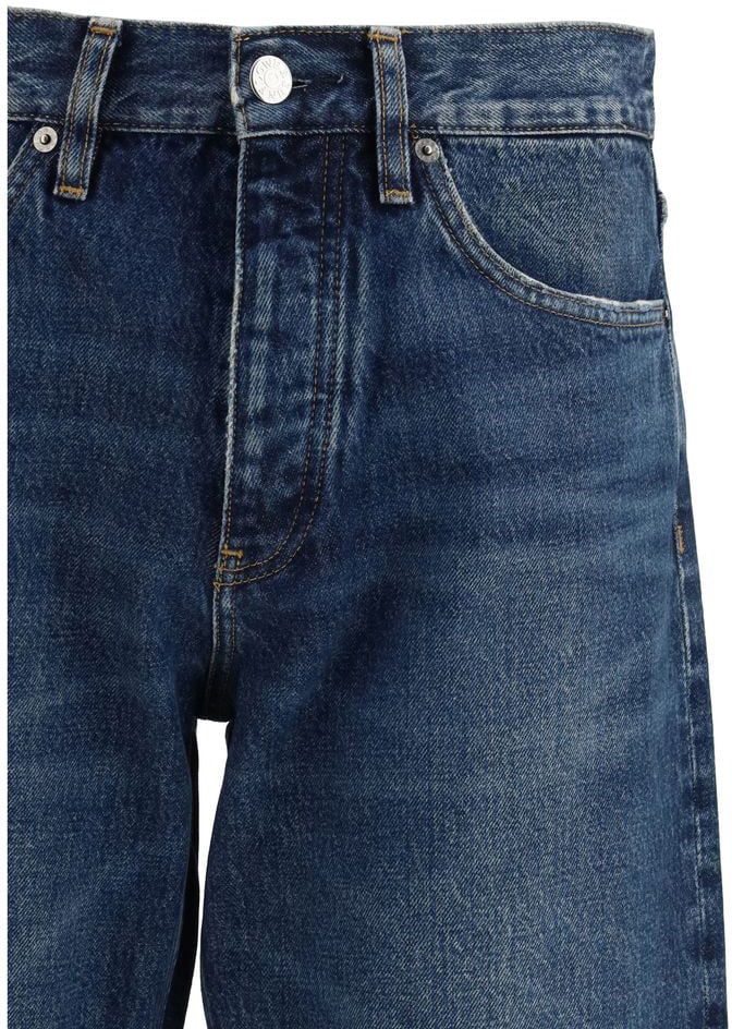 Sunflower Blue Cotton Relaxed Fit Jeans Blauw