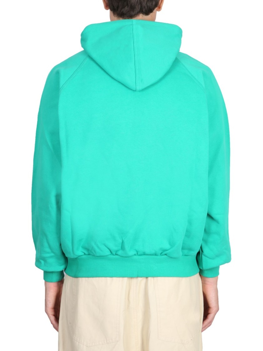 SUNNEI Relaxed Fit Drawstring Hooded Sweatshirt Blauw