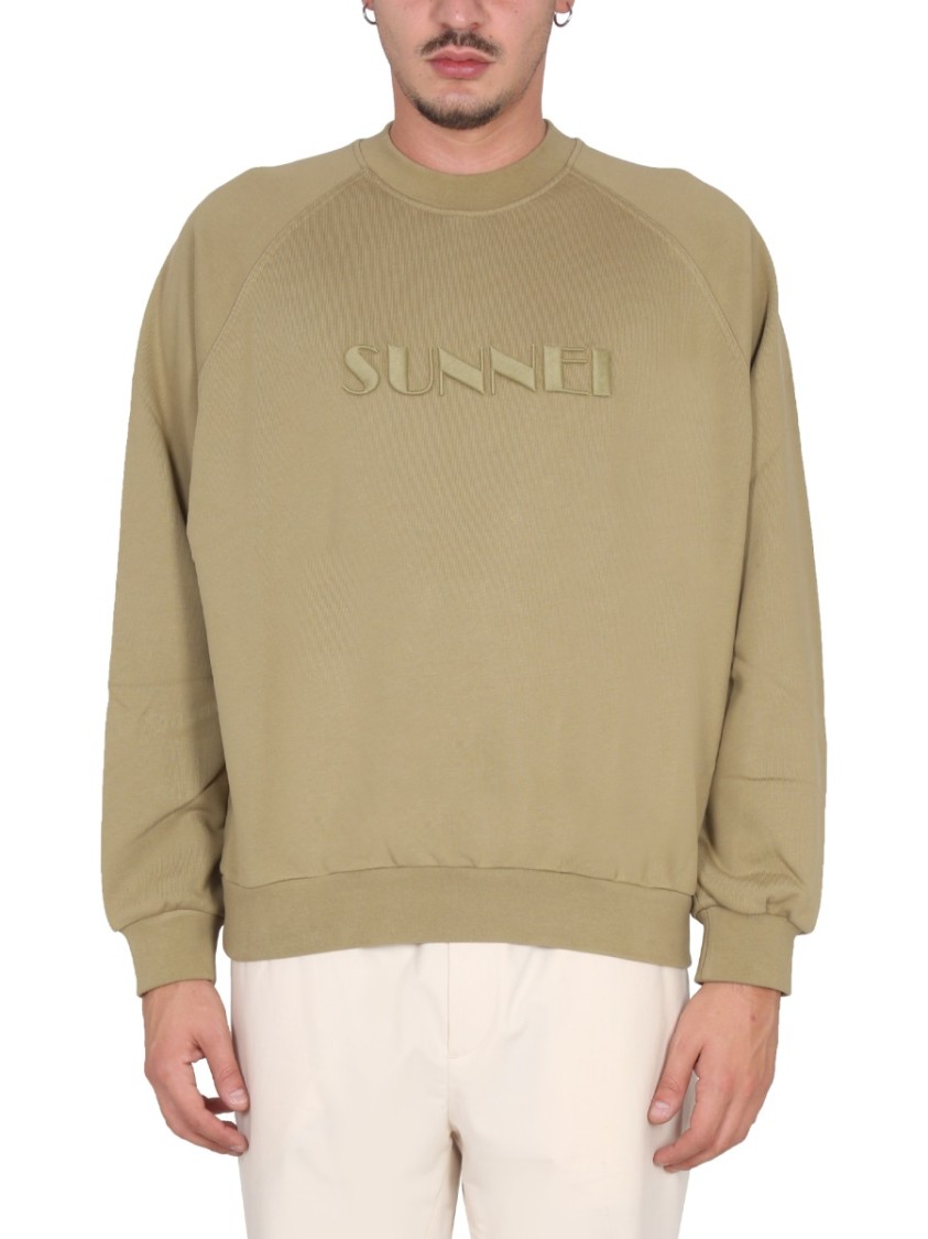 SUNNEI Relaxed Fit Brown Sweatshirt Bruin