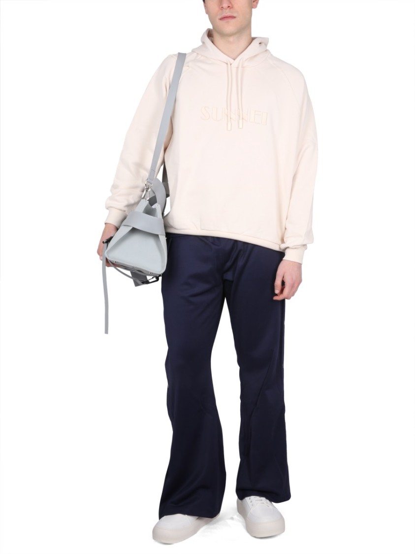 SUNNEI Relaxed Fit Cotton Hoodie Neutraal