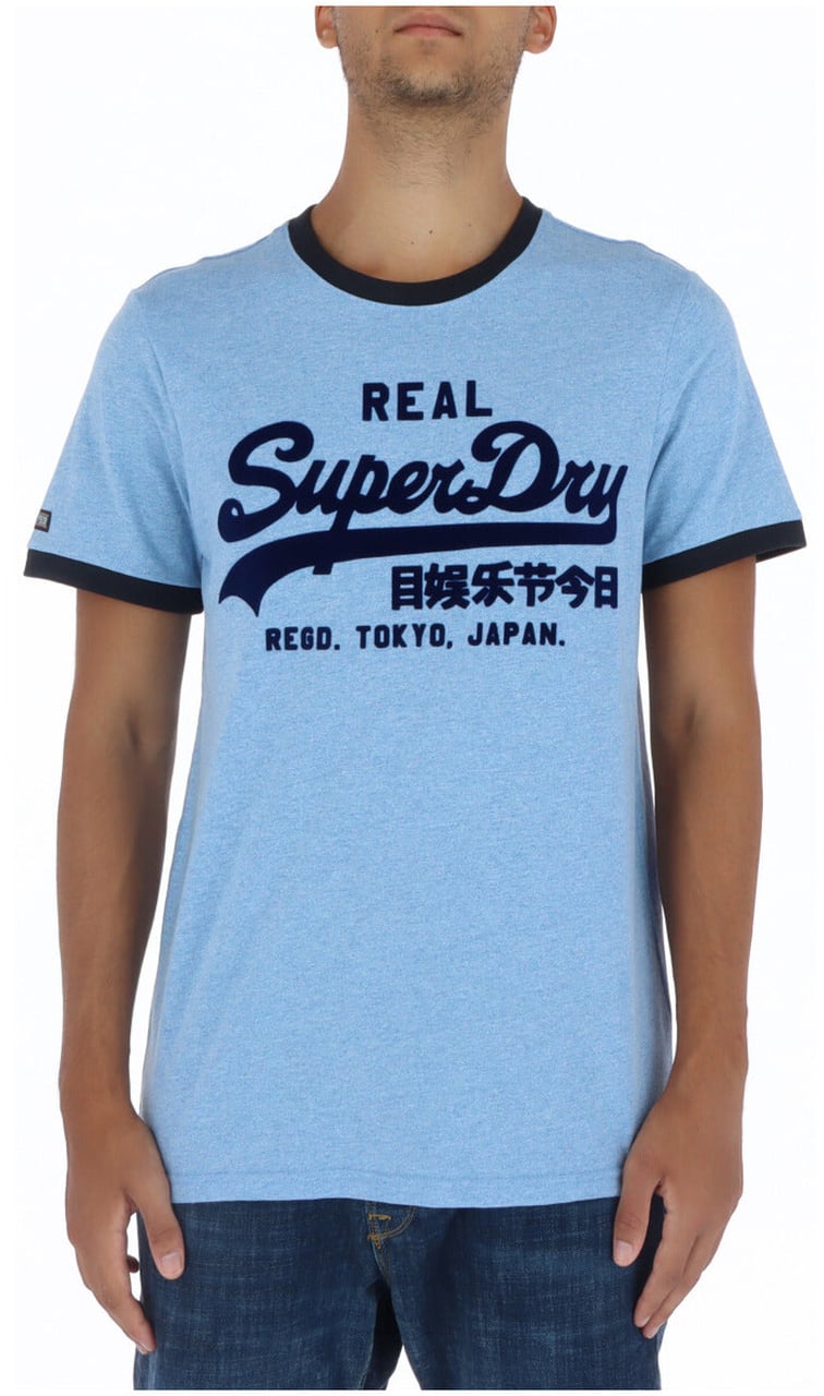 Superdry Superdry Men T-Shirt Lichtblauw