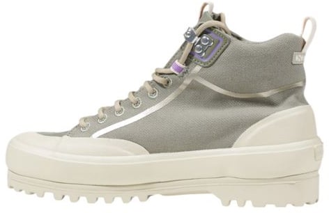 Superga Green Fabric Athletic Sneakers Groen