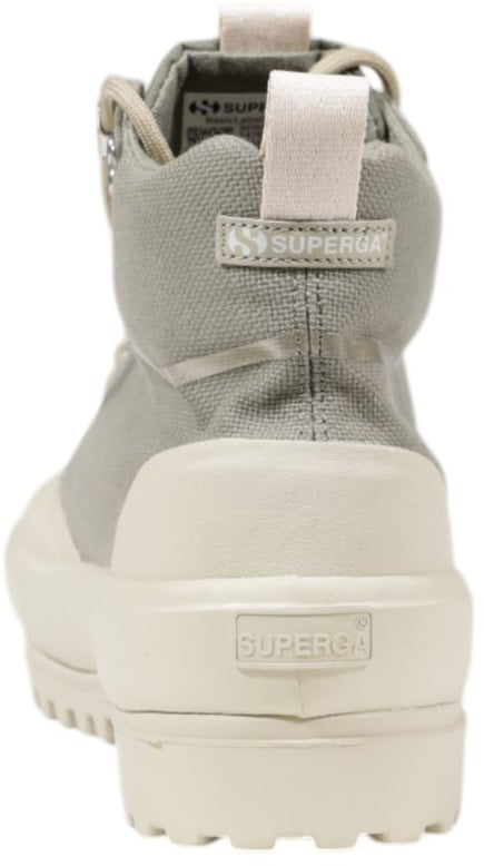 Superga Green Fabric Athletic Sneakers Groen