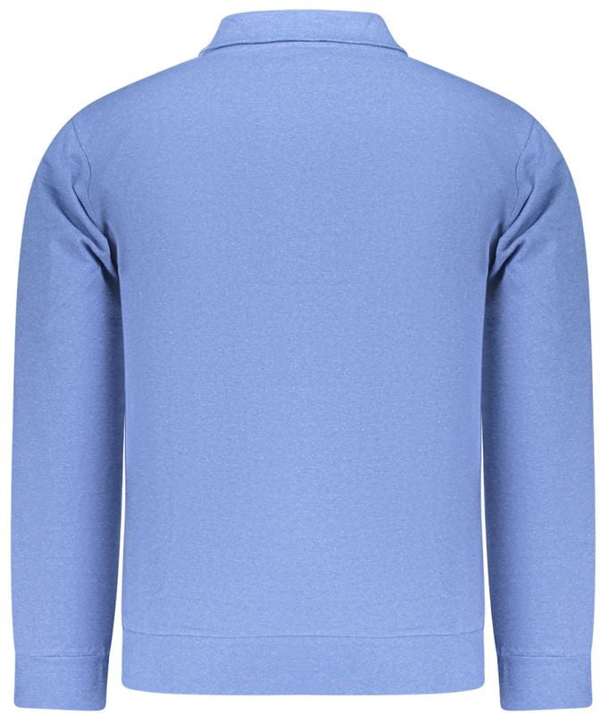 Superga Azzurro Cotton Men's Sweatshirt Blauw