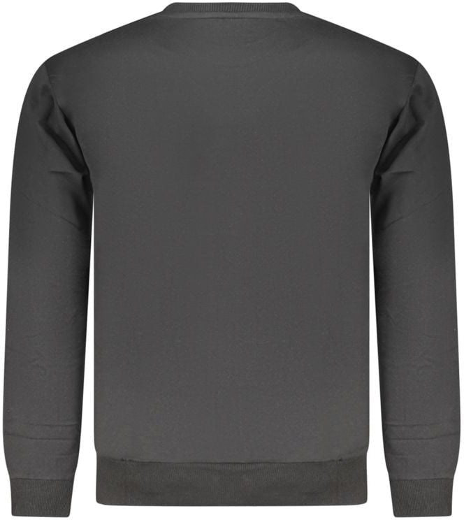 Superga Black Cotton Men's Sweatshirt Zwart