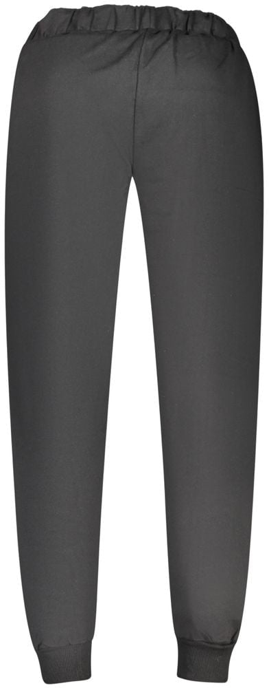 Superga Nero Cotton Men's Sweatpant Zwart