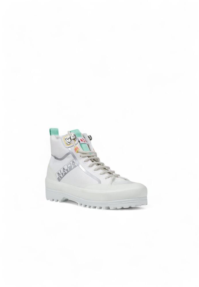 Superga White Fabric Chunky Sneakers Wit