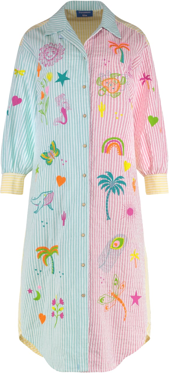 Susanna Blu Giglio Oversize shirtdress Divers