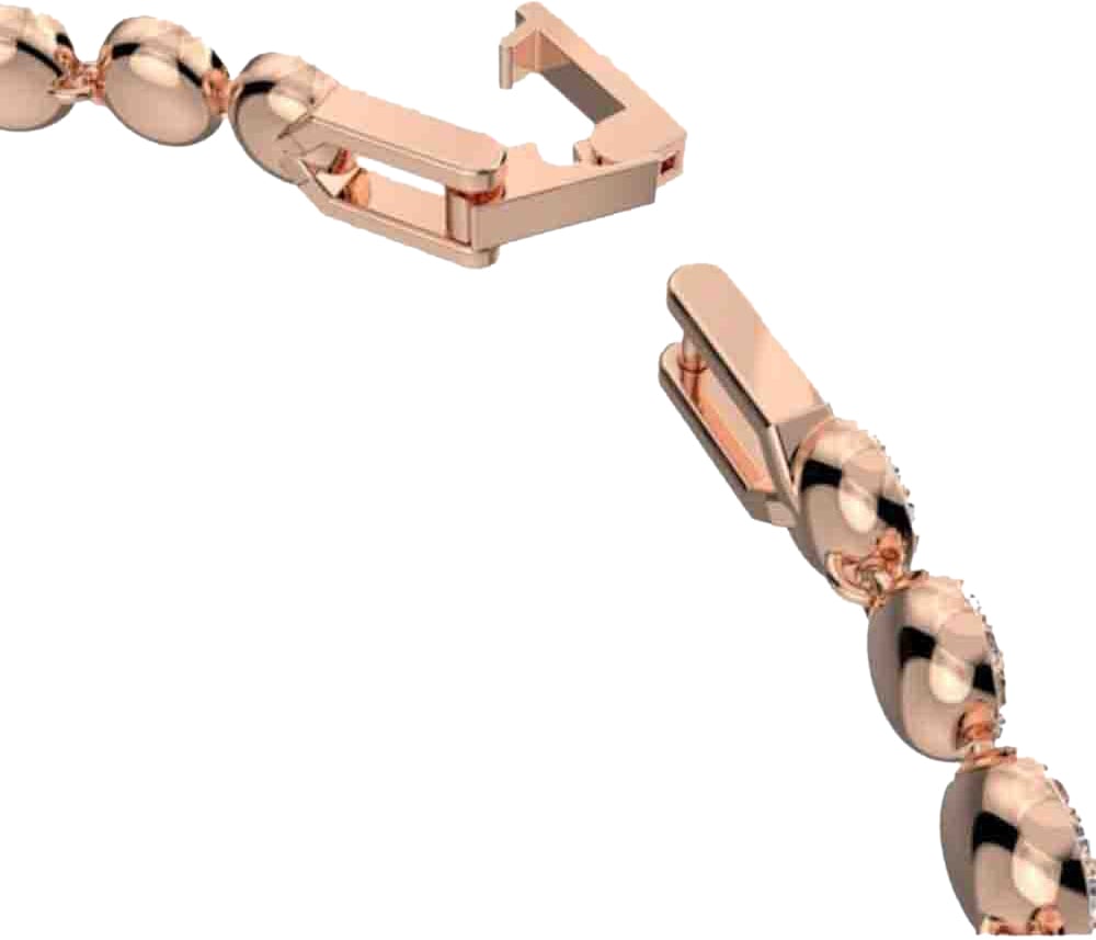 Swarovski Swarovski Armband 5240513 Angelic met Rose Plating 16.5 - 18.5cm Roze