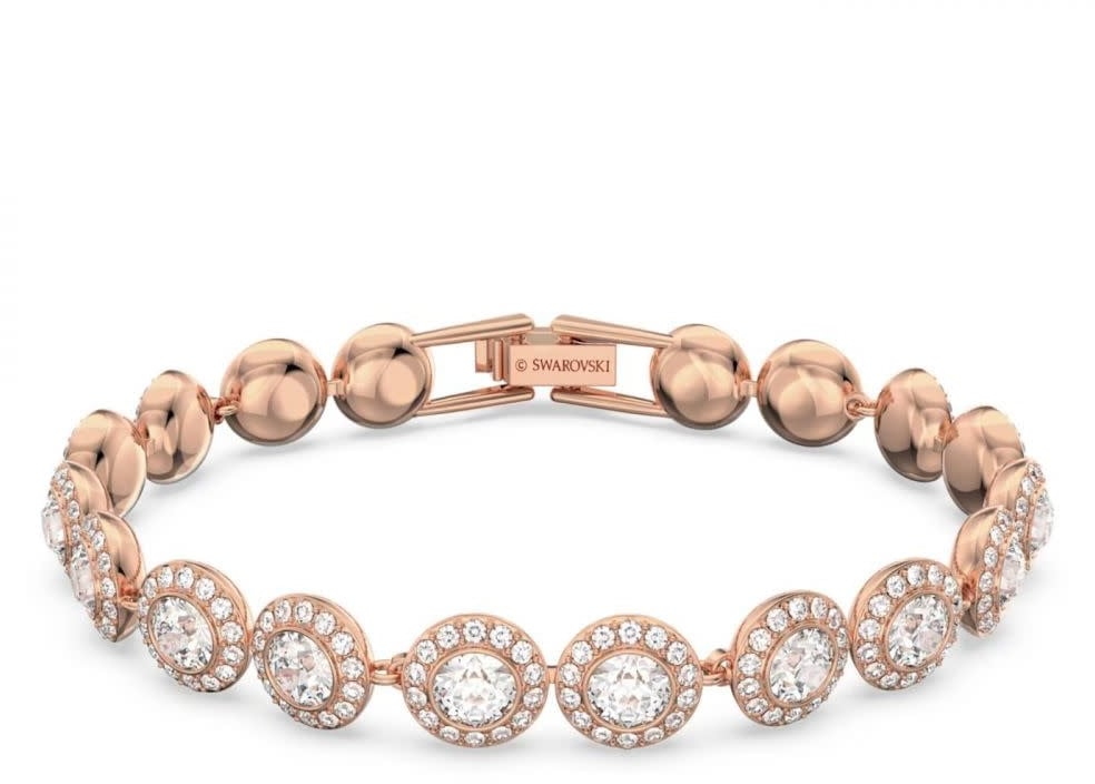 Swarovski Swarovski Armband 5240513 Angelic met Rose Plating 16.5 - 18.5cm Roze