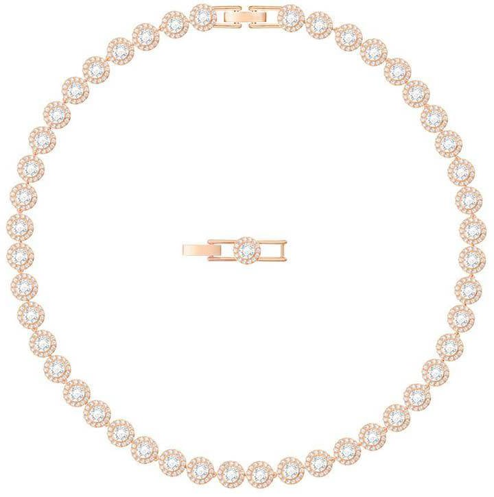 Swarovski Collier 5367845 Angelic met Rose Plating 38-42cm Goud
