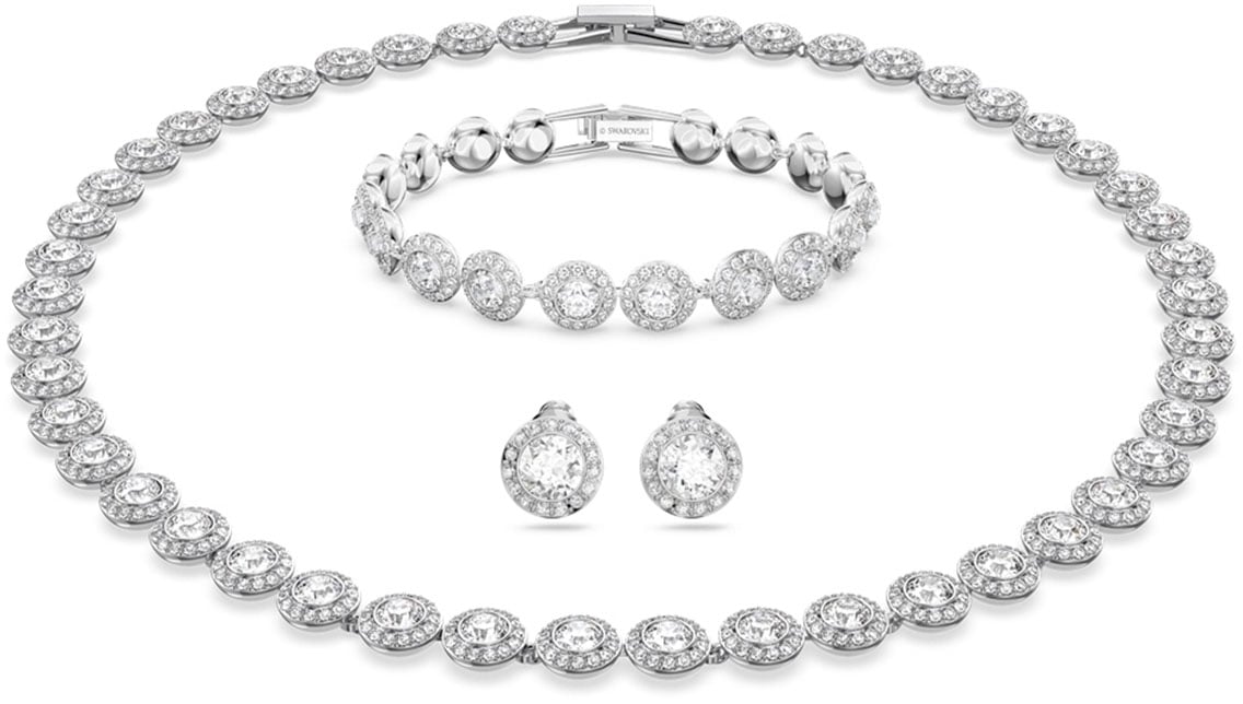 Swarovski Angelic Gift Set met Kristal Zilver