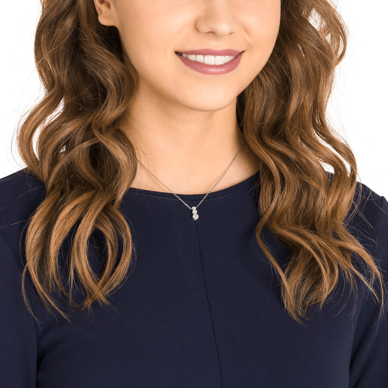 Swarovski Attract Trilogy Ketting Zilver