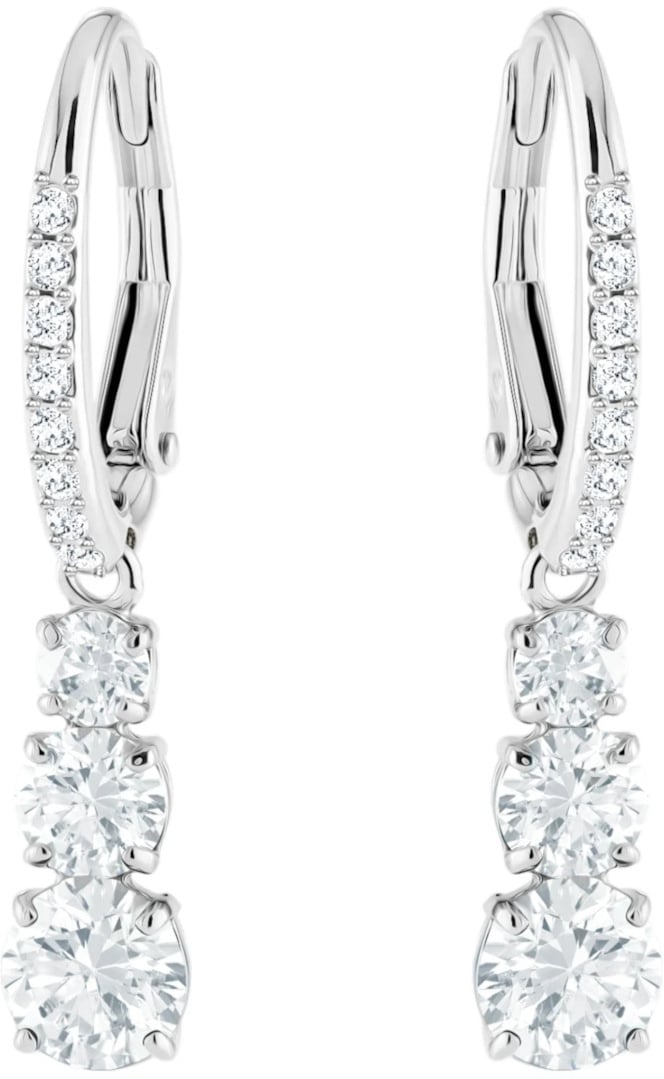 Swarovski Attract Trilogy Oorknoppen Zilver