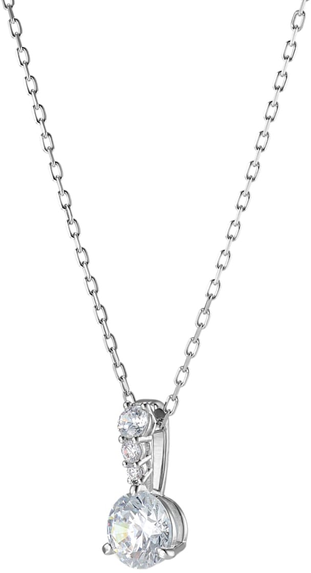 Swarovski Solitaire Ketting Zilver