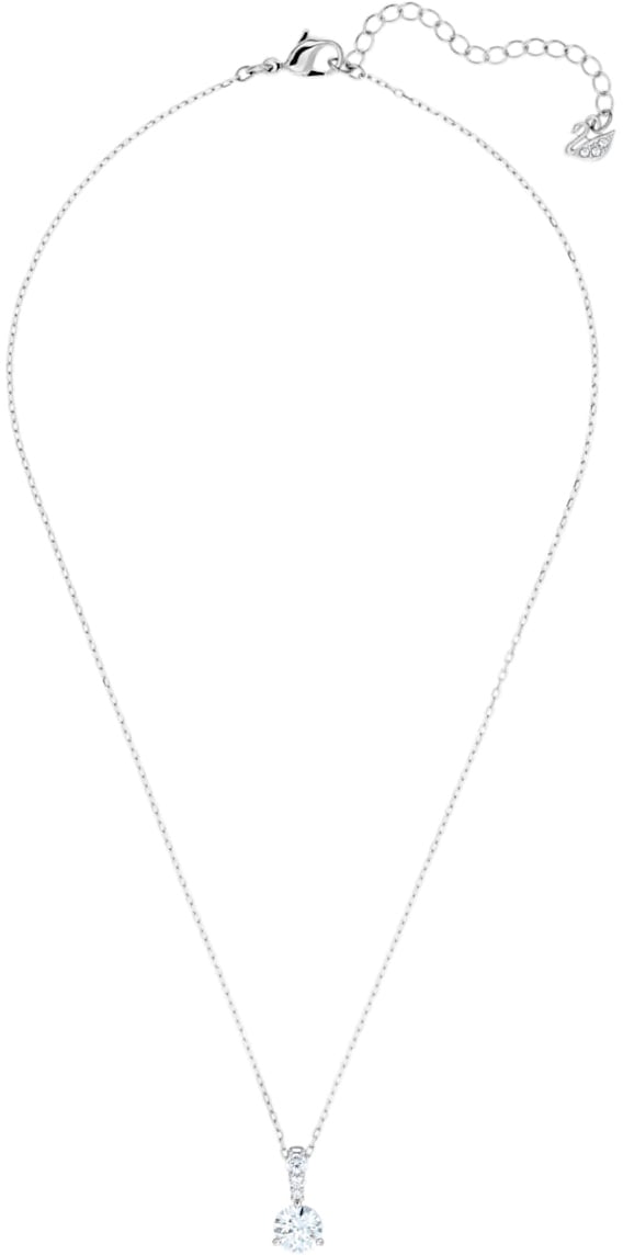 Swarovski Solitaire Ketting Zilver