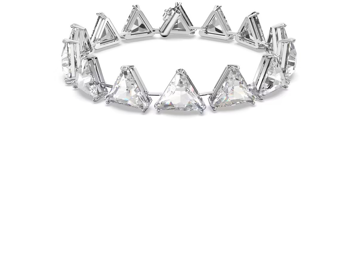 Swarovski Matrix Tennis Bracelet Zilver