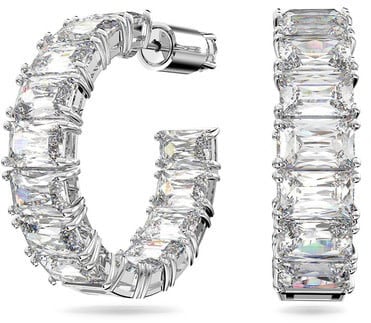 Swarovski Swarovski 5612673 oorbellen stekers in de vorm van een creool met baquet swarovski kristallen Divers