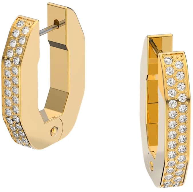 Swarovski Swarovski 5626084 oorstekers / klapcreool Dextera hoop goldplated met Swarovski kristal Divers
