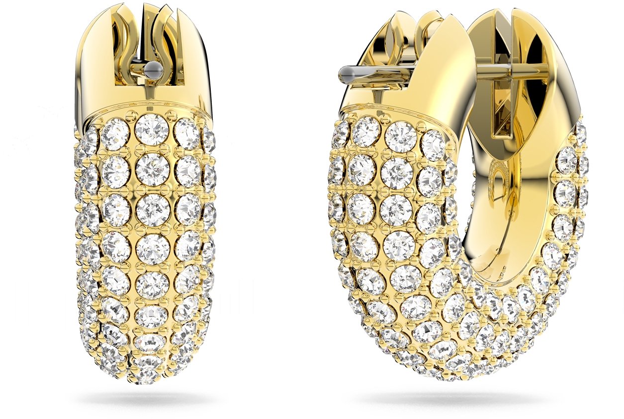 Swarovski Oorringen met Kristal Goud