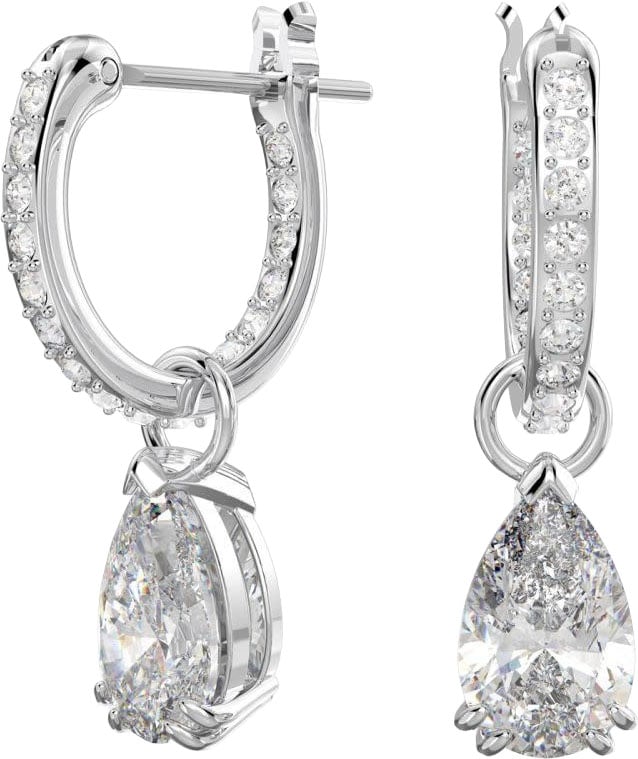 Swarovski Oorbellen 5636716 Stilla Pear Zilverkleurig Zilver
