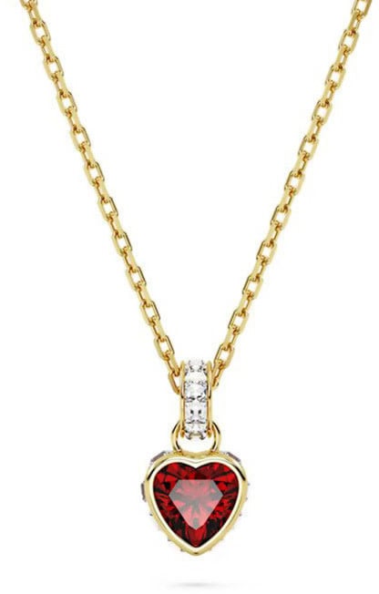 Swarovski Swarovski Collier 5648750 Chroma Hart, Rood, Goudkleurige toplaag Divers