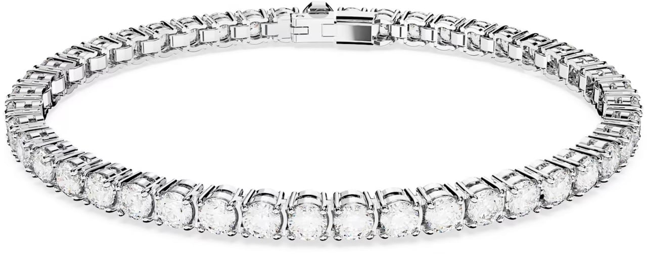 Swarovski Swarovski Armband 5648937 Matrix Tennis de Lux Zilverkleurig Maat M (17cm) Divers