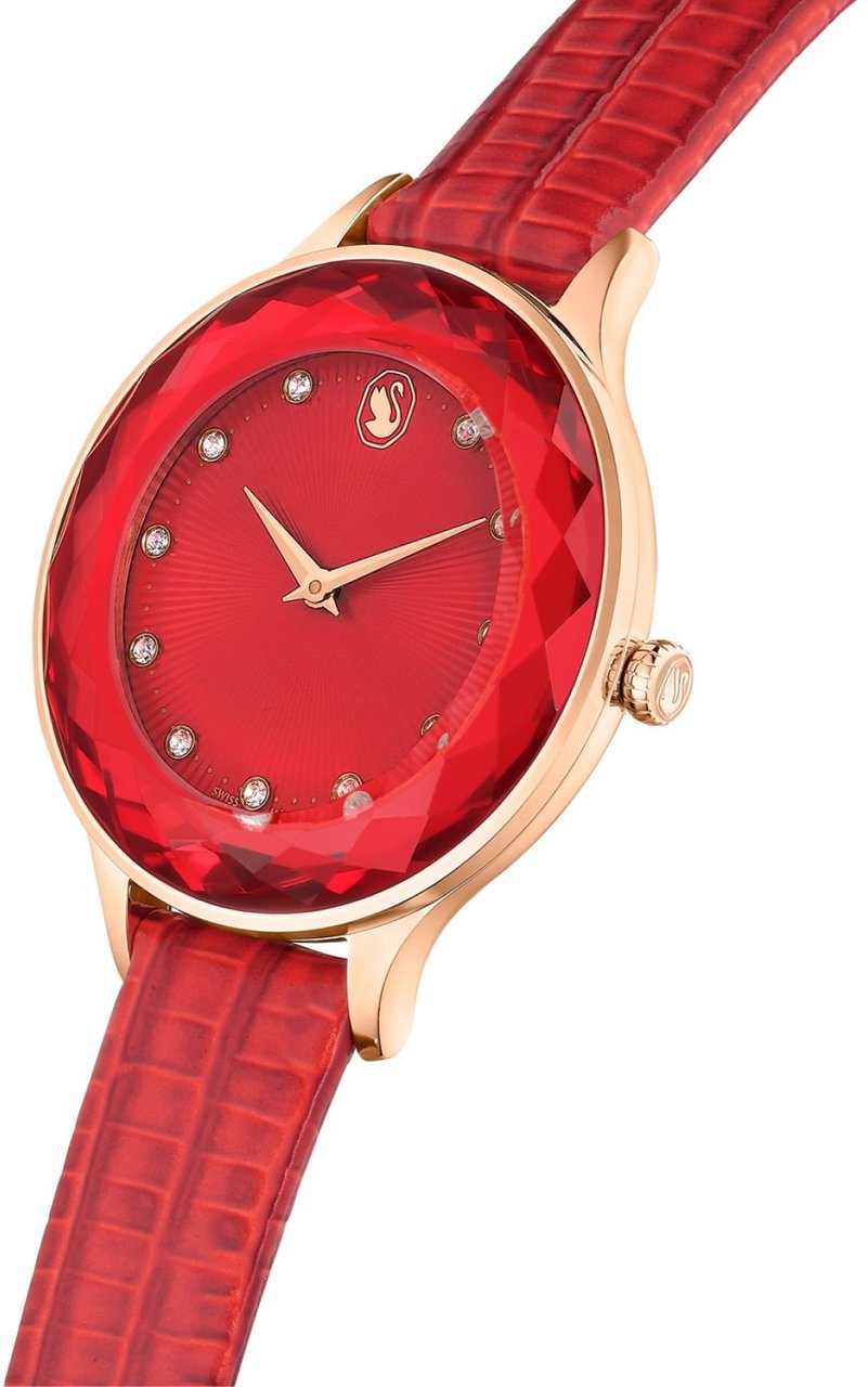 Swarovski Octea Nova 33mm Quartz Watch Rood