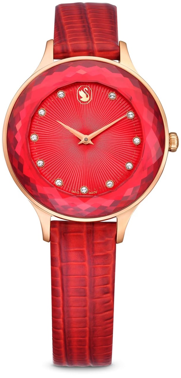 Swarovski Octea Nova 33mm Quartz Watch Rood