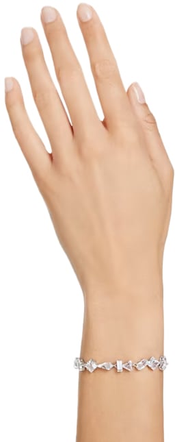 Swarovski Swarovski Armband 5661529 Mesmera Zilverkleurig 16-21cm Zilver