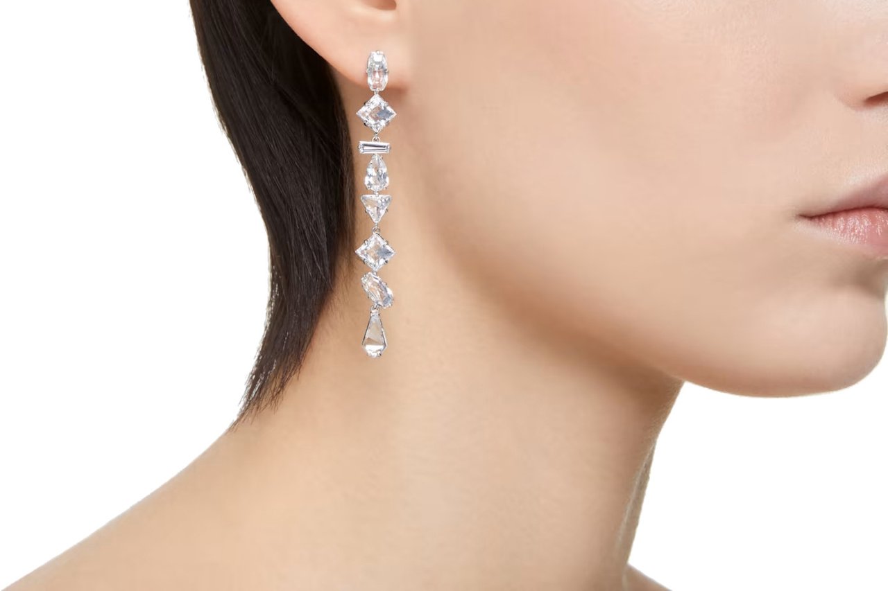 Swarovski Mesmera Oorbellen met Kristal Zilver