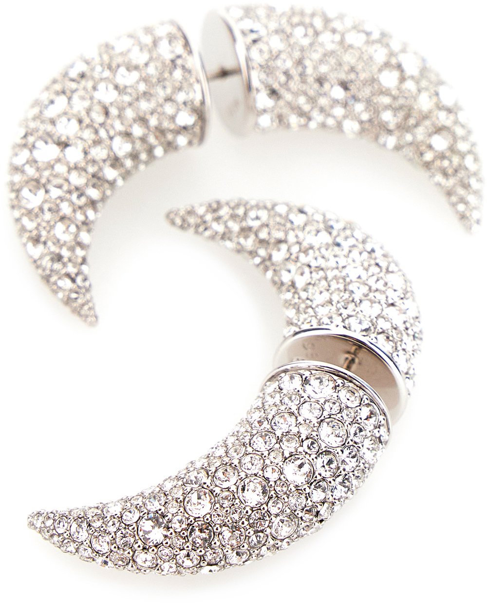 Swarovski Swarovski Silver metal Luna earrings Zilver