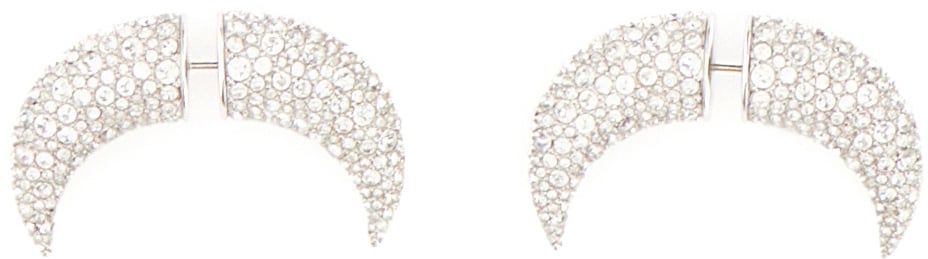 Swarovski Swarovski Silver metal Luna earrings Zilver