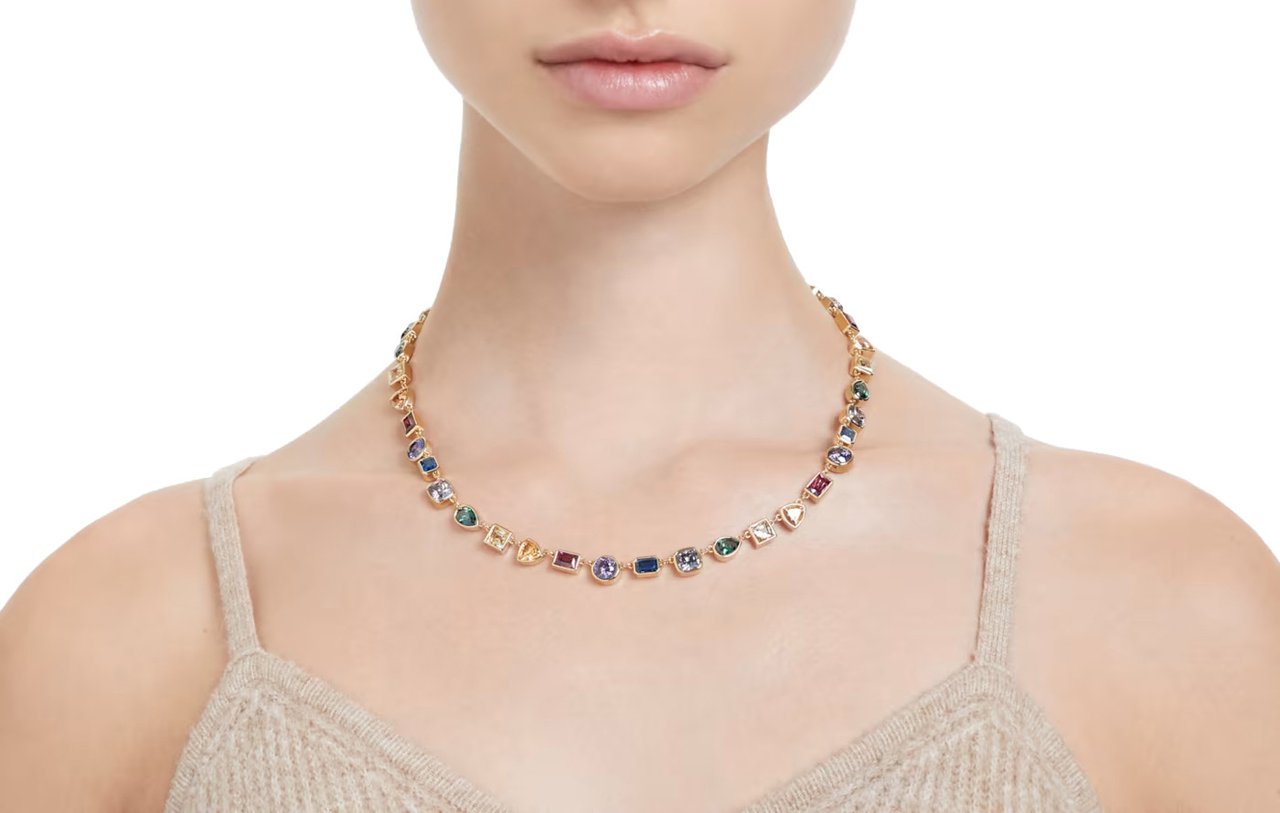 Swarovski Stilla Ketting met Kristal Goud